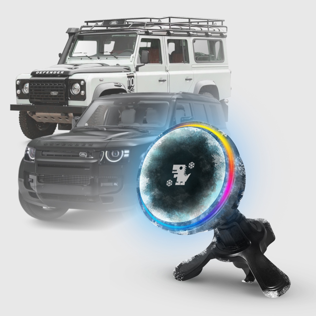 Land Rover DEFENDER 系列｜XILLA黑鏡冰核智充手機架