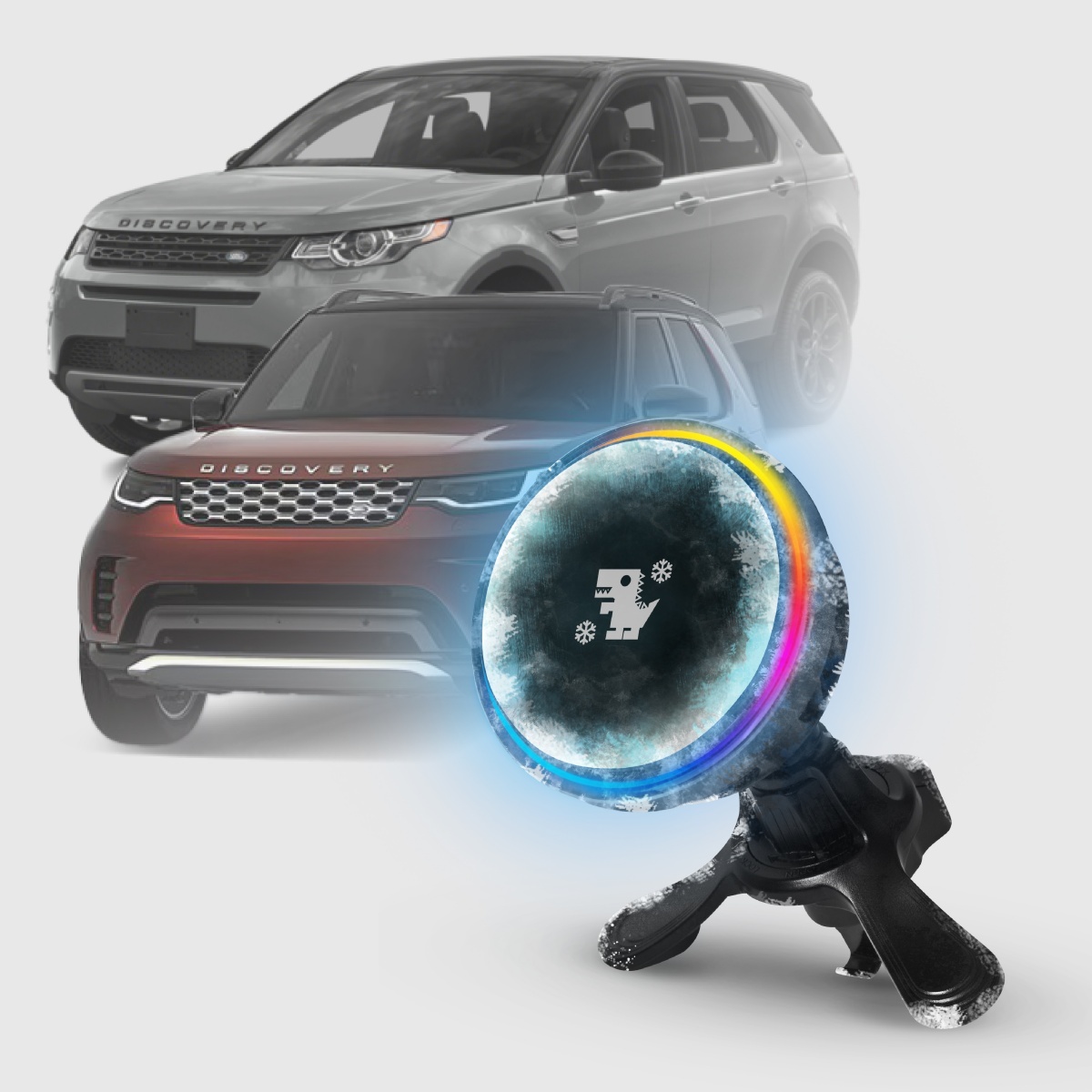 Land Rover DISCOVERY 系列｜XILLA黑鏡冰核智充手機架