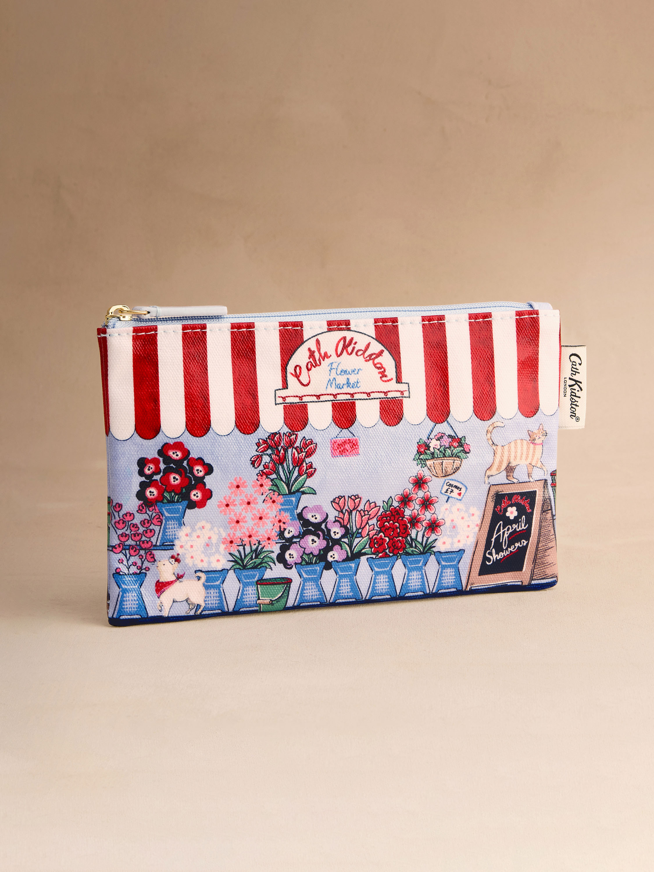 Flower Market 拉鍊收納袋