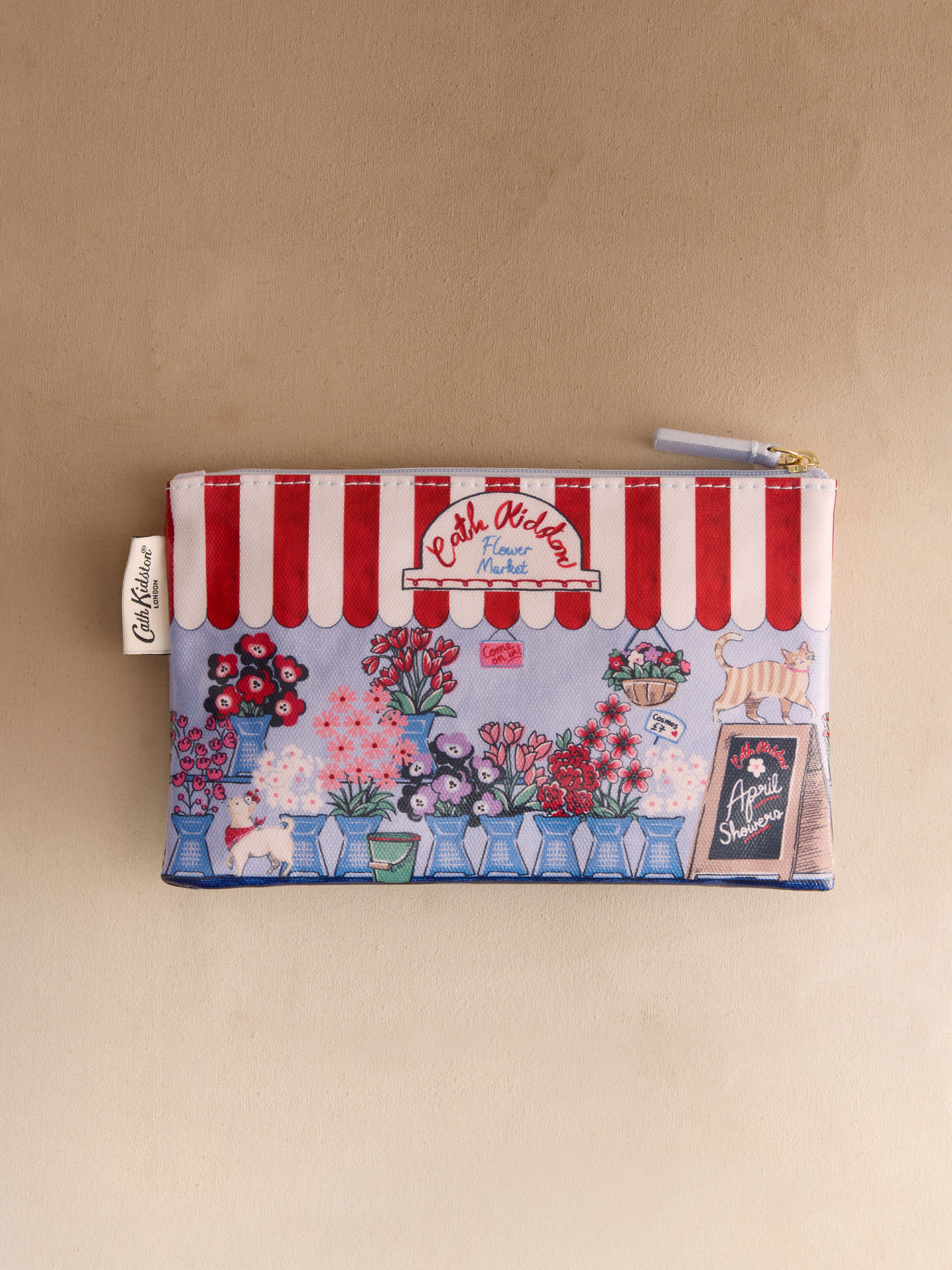 Flower Market 拉鍊收納袋