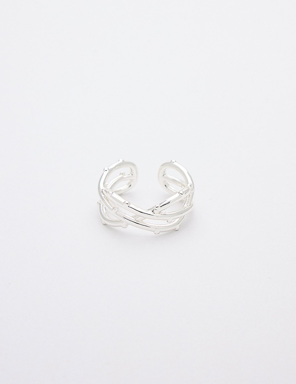 小圓點藤蔓交錯戒指