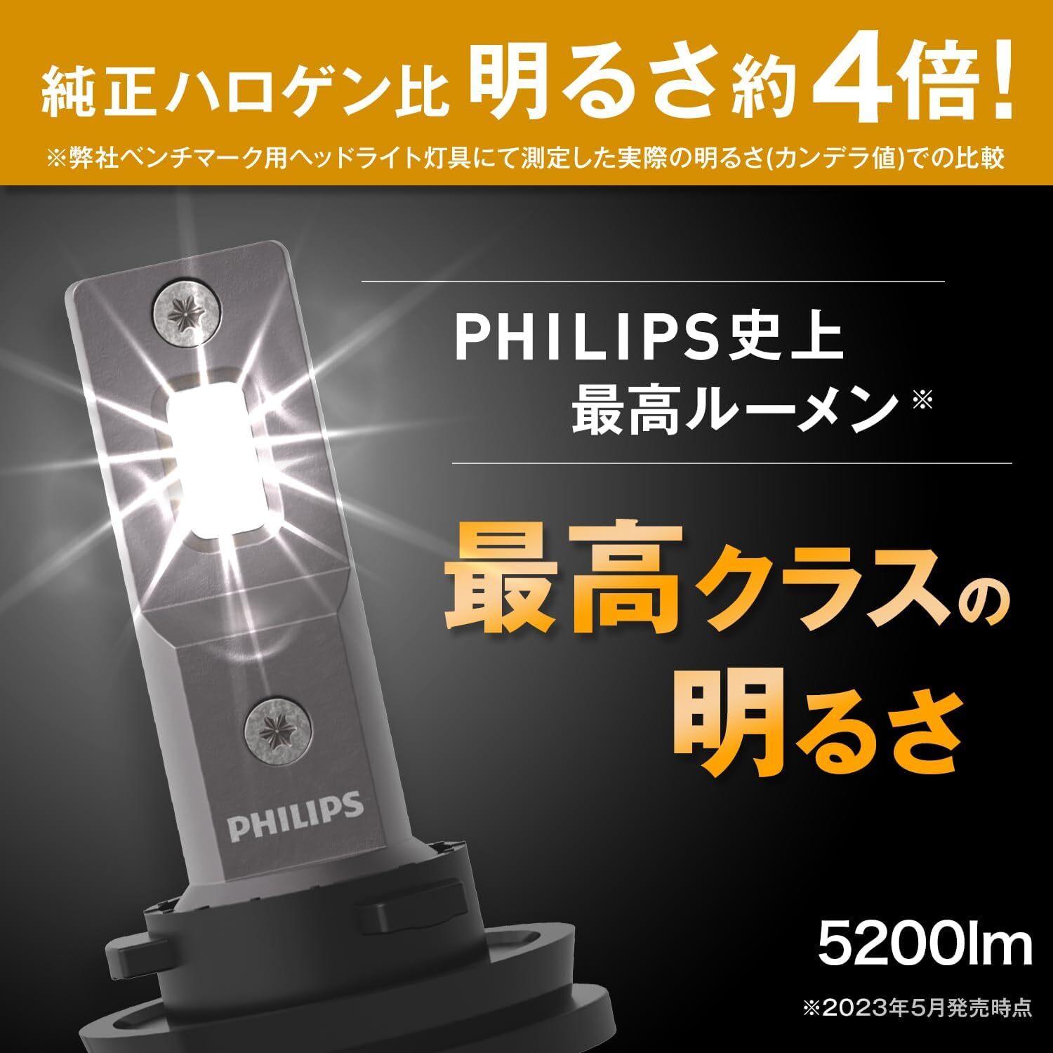 菲利浦 H11 6500k LED 頭燈燈膽