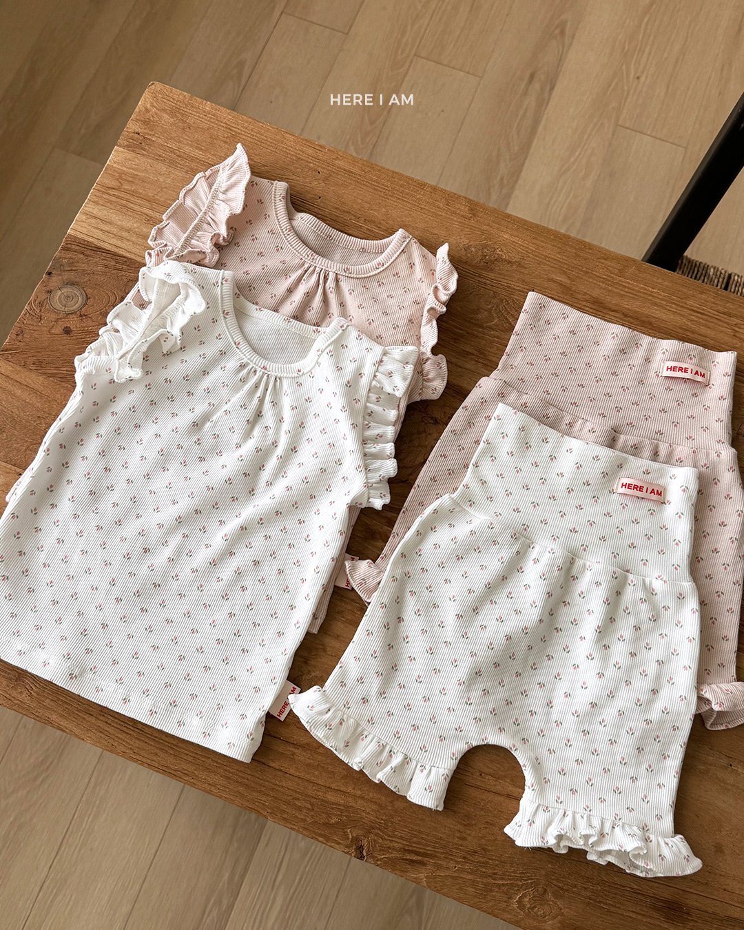 荷葉邊鬱金香套裝