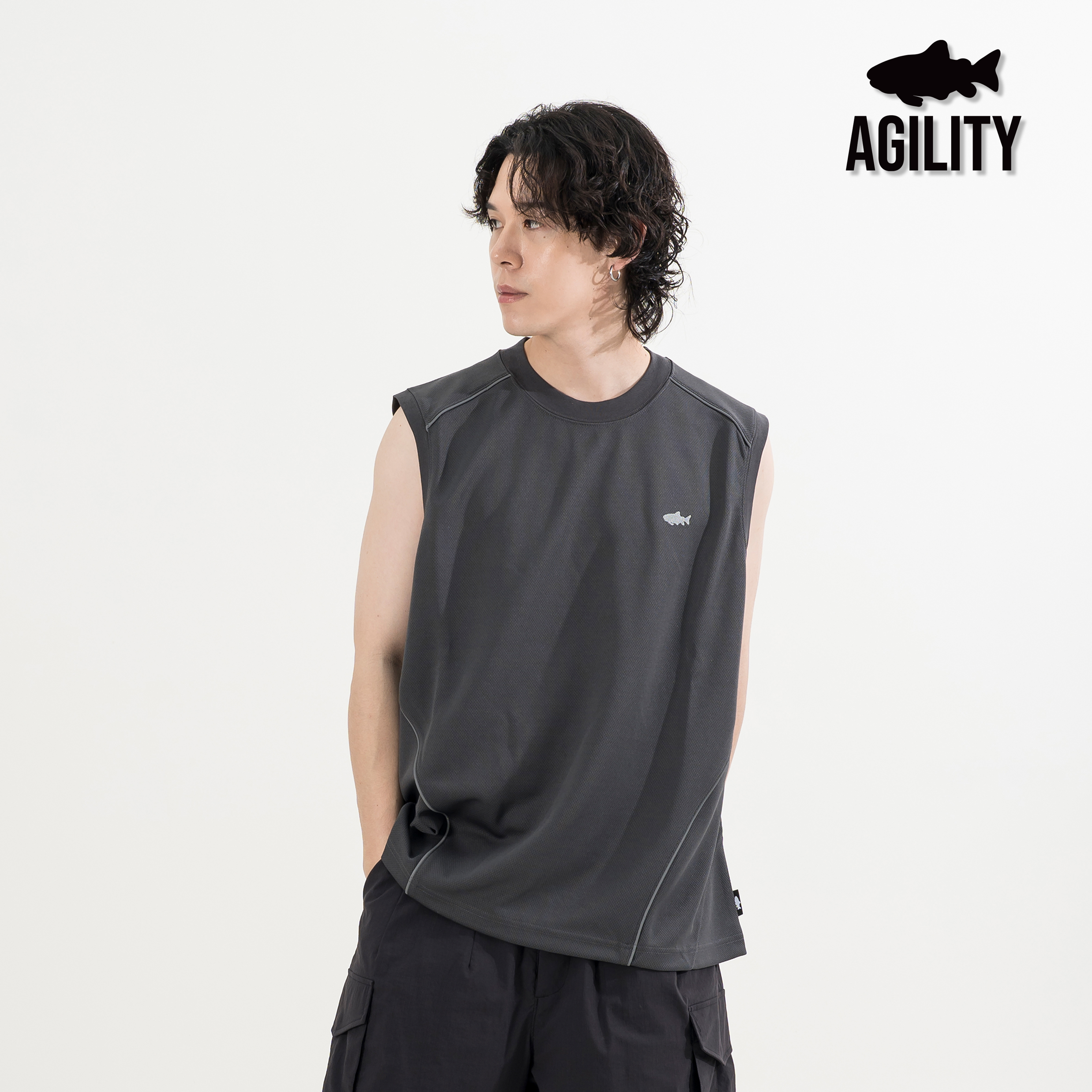 AGILITY CREW Loose Sports Vest 速乾 反光 運動套裝 背心 [SP-V]