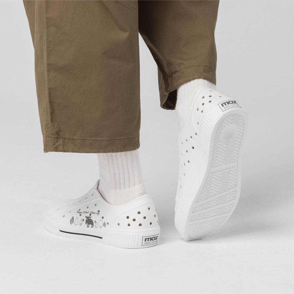 【Tattoo悄悄話系列】moz 瑞典 駝鹿 雙色洞洞餅乾水鞋 (森林帶來平靜)