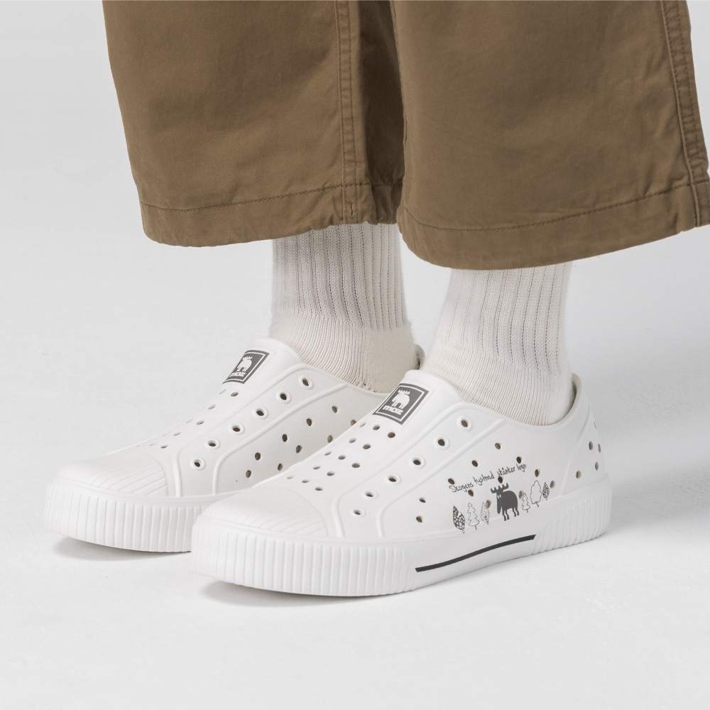 【Tattoo悄悄話系列】moz 瑞典 駝鹿 雙色洞洞餅乾水鞋 (森林帶來平靜)