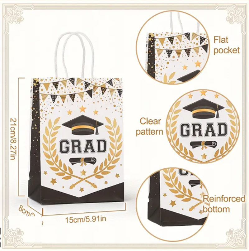 畢業季主題禮物包裝袋  (一套6件) GD2608