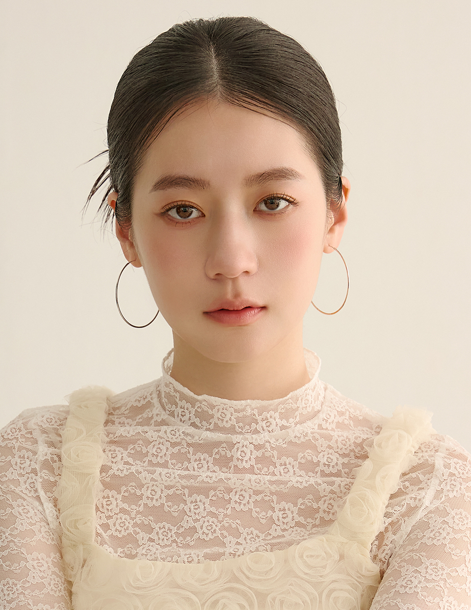 【925純銀】日常圈圈耳環。銀針耳環(XL)