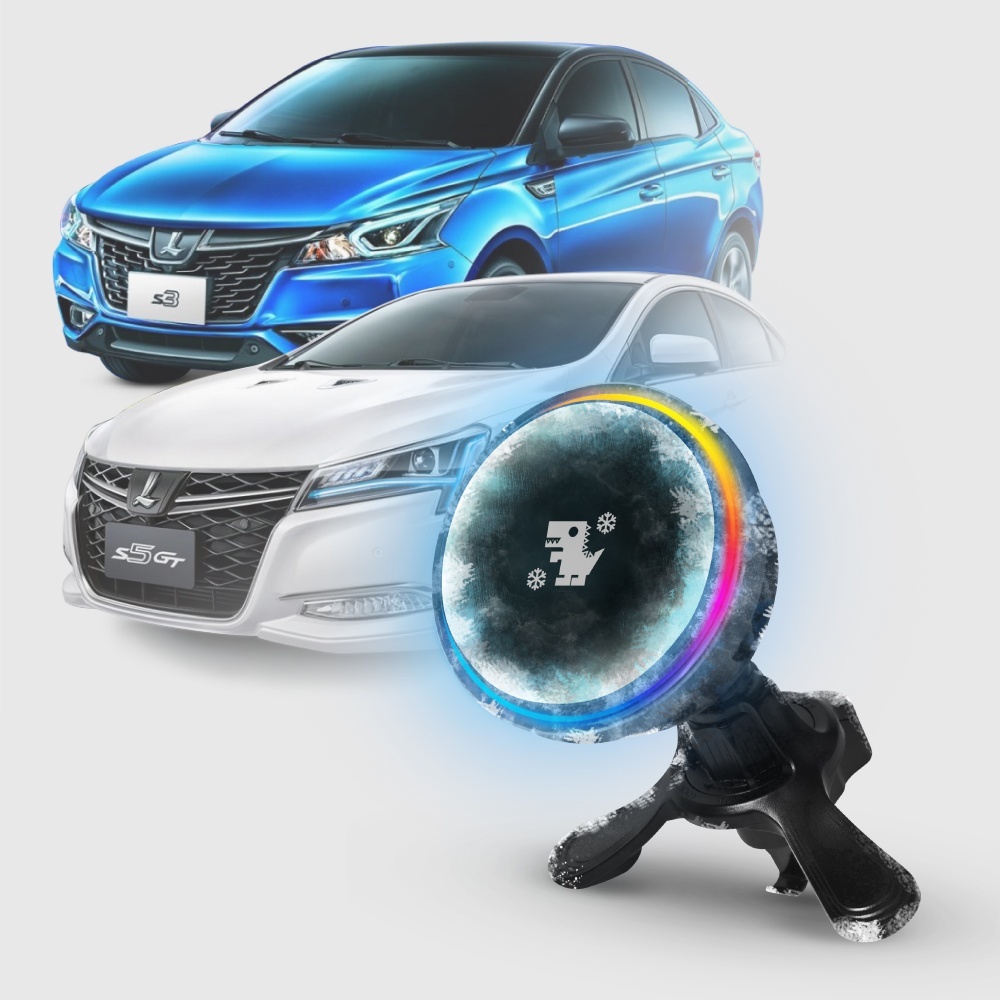 LUXGEN S3/S5 系列｜XILLA黑鏡冰核智充手機架