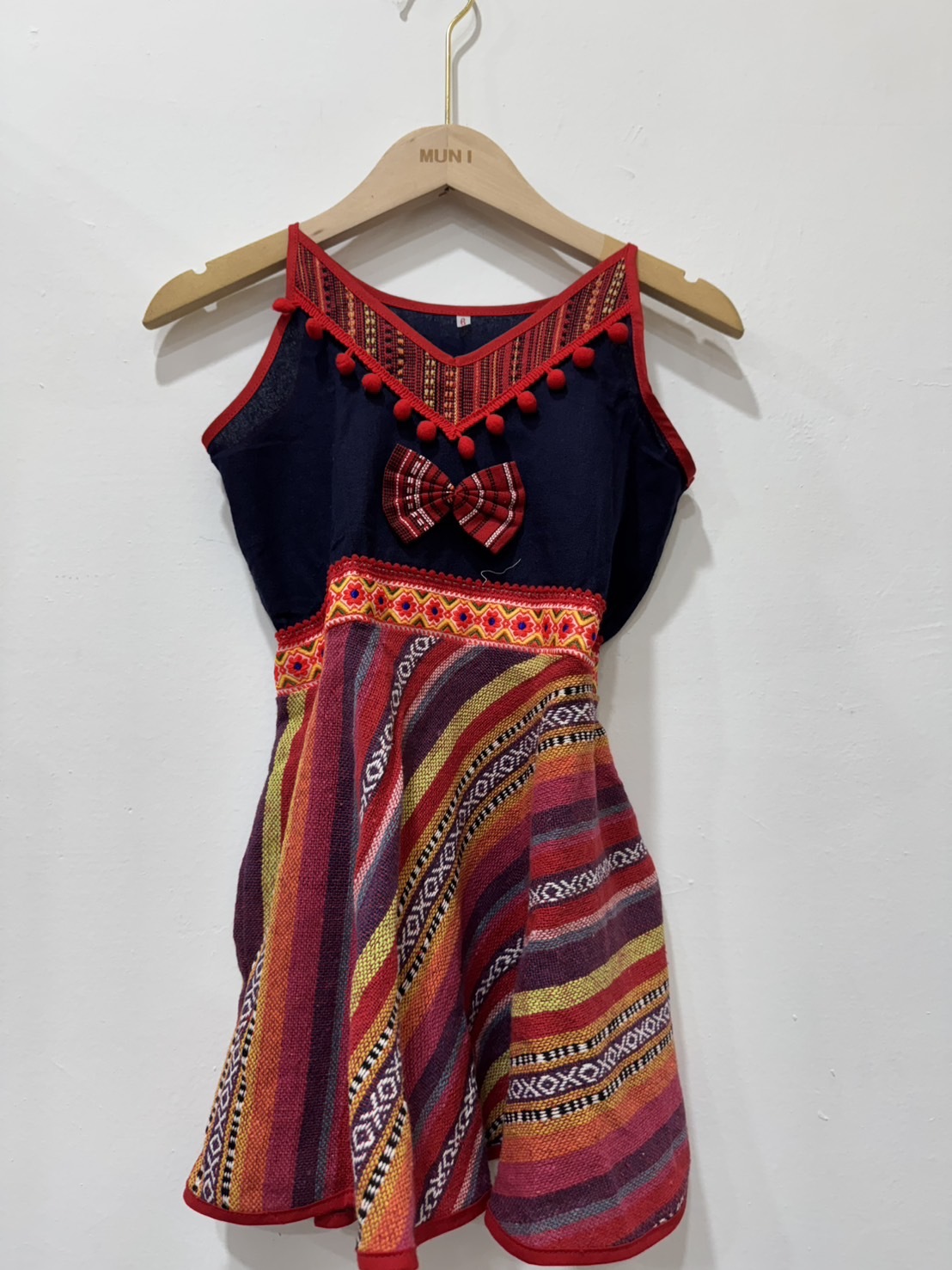 尺碼6-No.15幼童款民族風洋裝