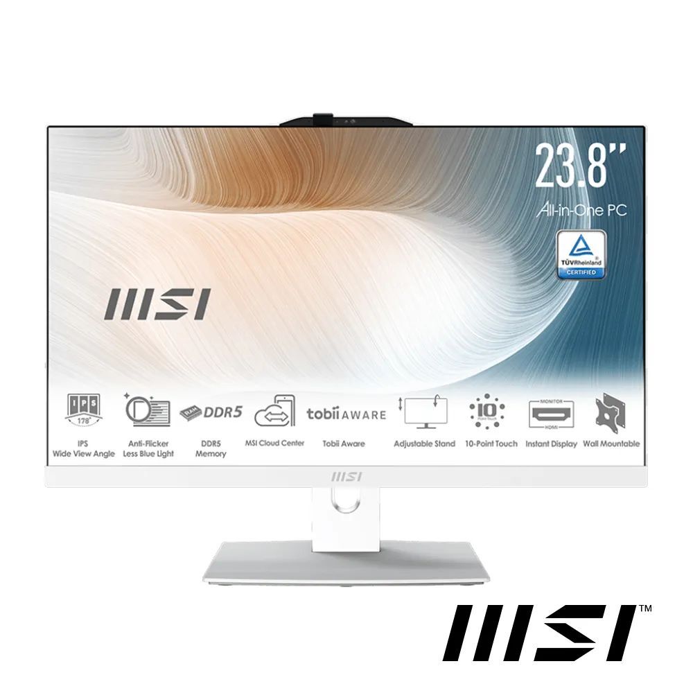 MSI Modern AM242TP 1M-1061TW 23.8吋AIO觸控液晶電腦 Core7/16G/1TSSD/W11P