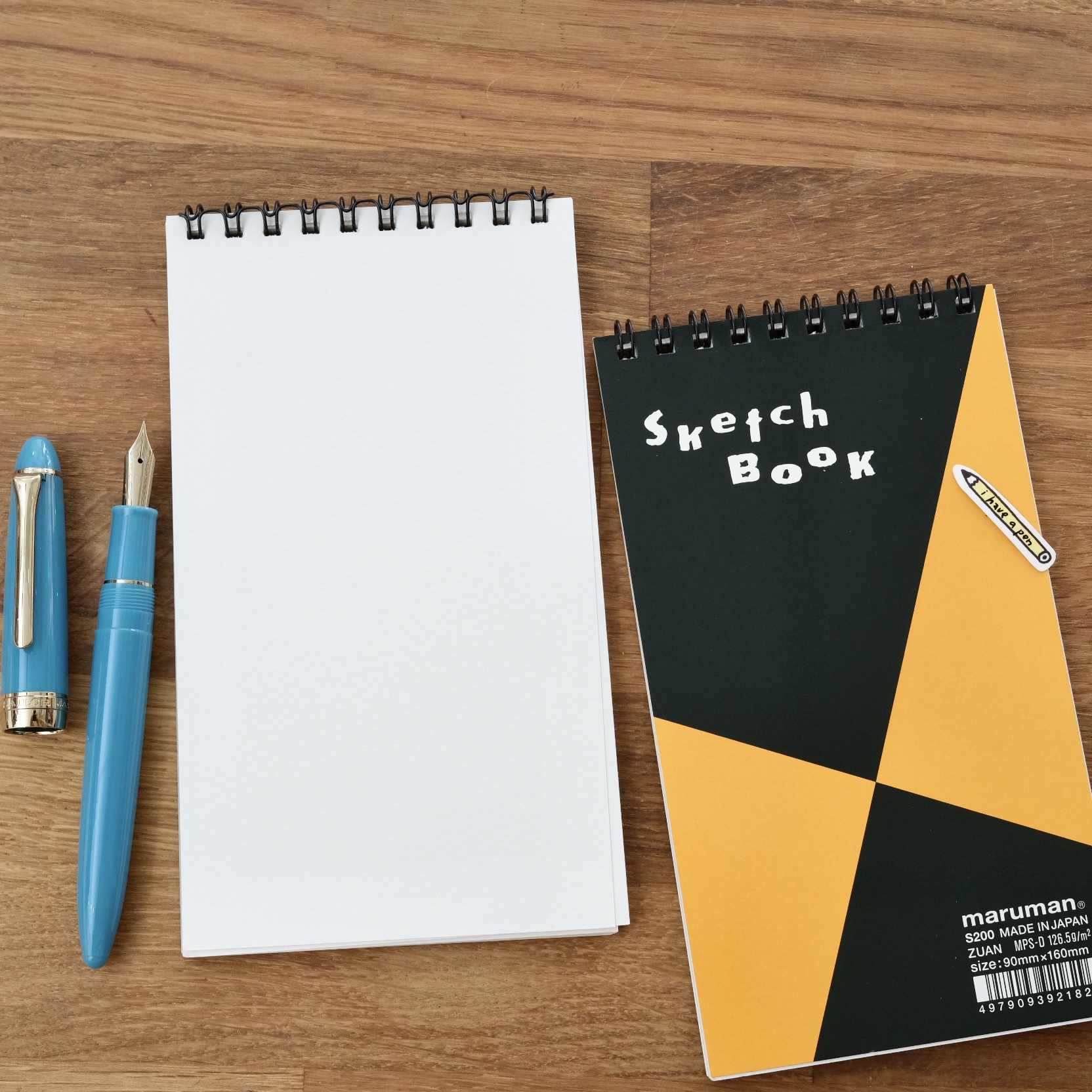 長型 素描本 24枚畫用紙 繪圖本｜MARUMAN 日本