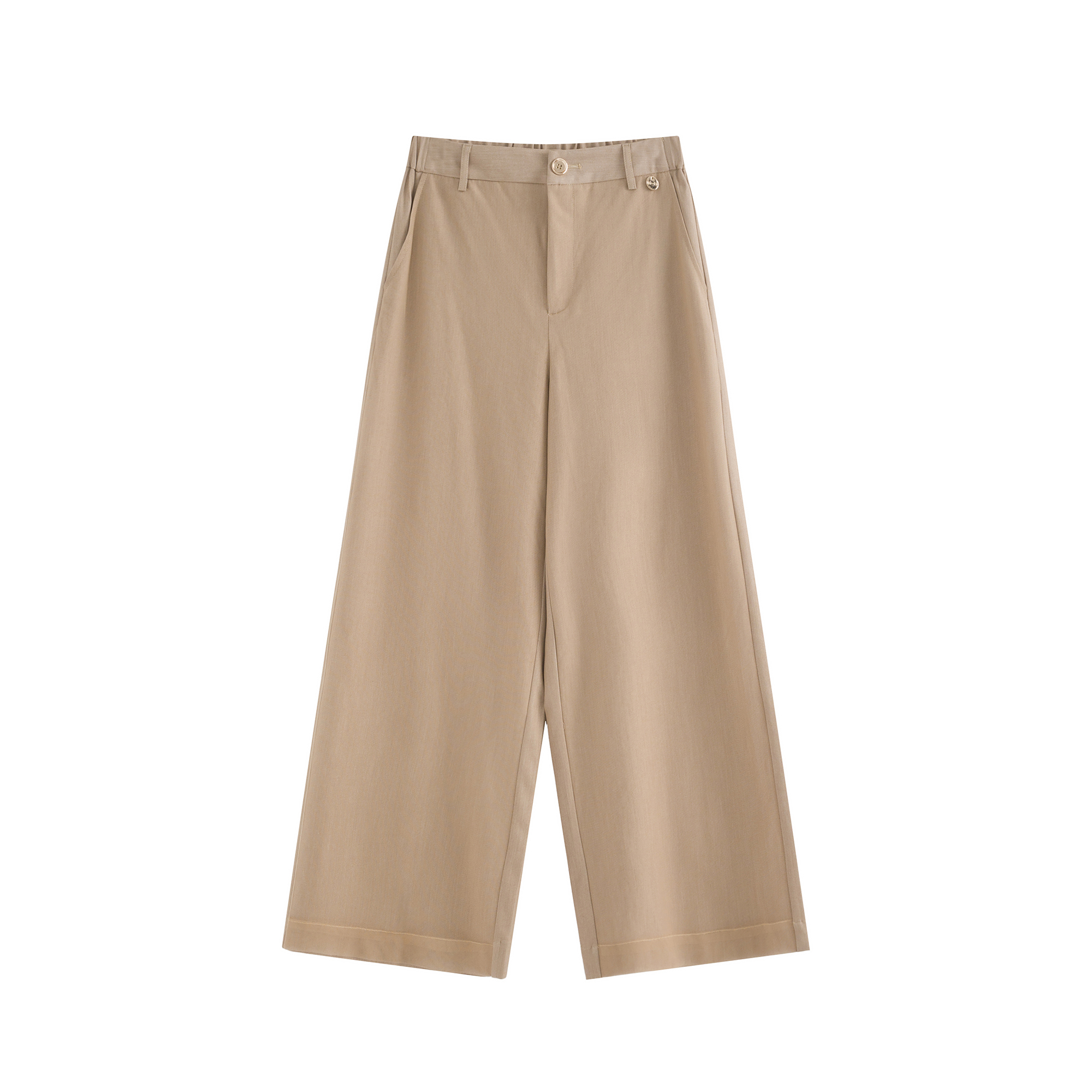 mi-tu 休閒闊腿西裝褲