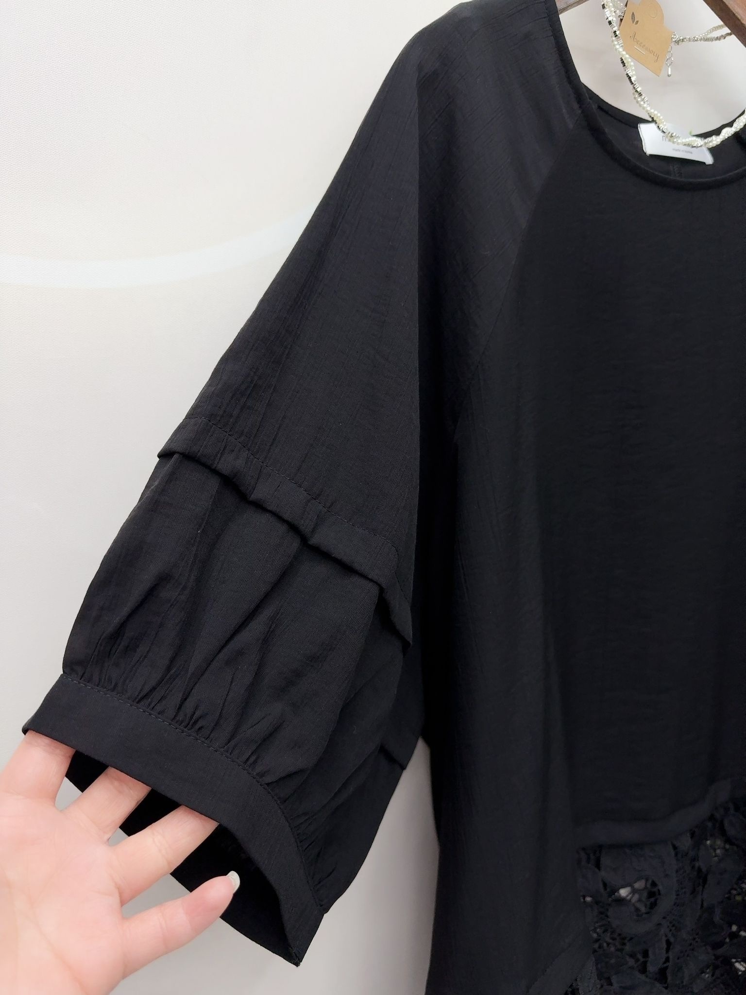 Mar 下腳通花淨色top ～150A