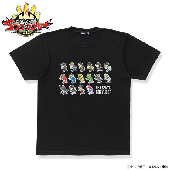 247790 Pbandai 預訂 2026/5月 ナンバーワン戦隊ゴジュウジャー　走るデフォルメシリーズ　Tシャツ