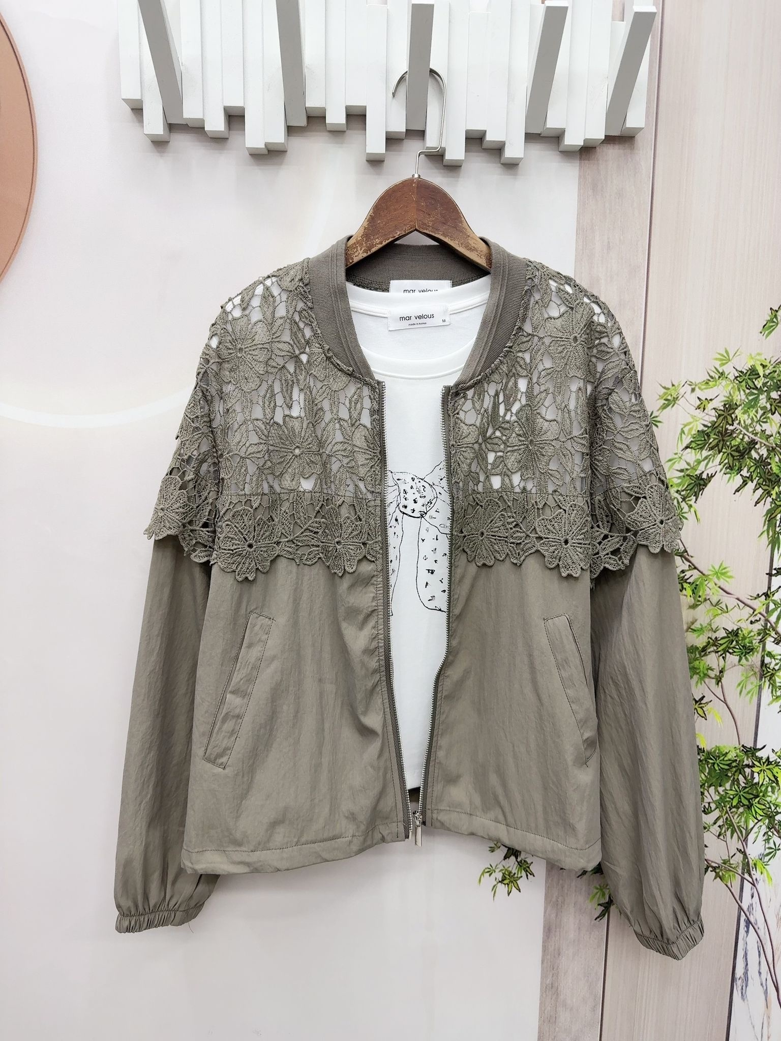 Mar 通花拼布外套～150C