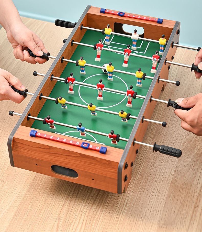玩具 桌上足球 双人益智游戏重木