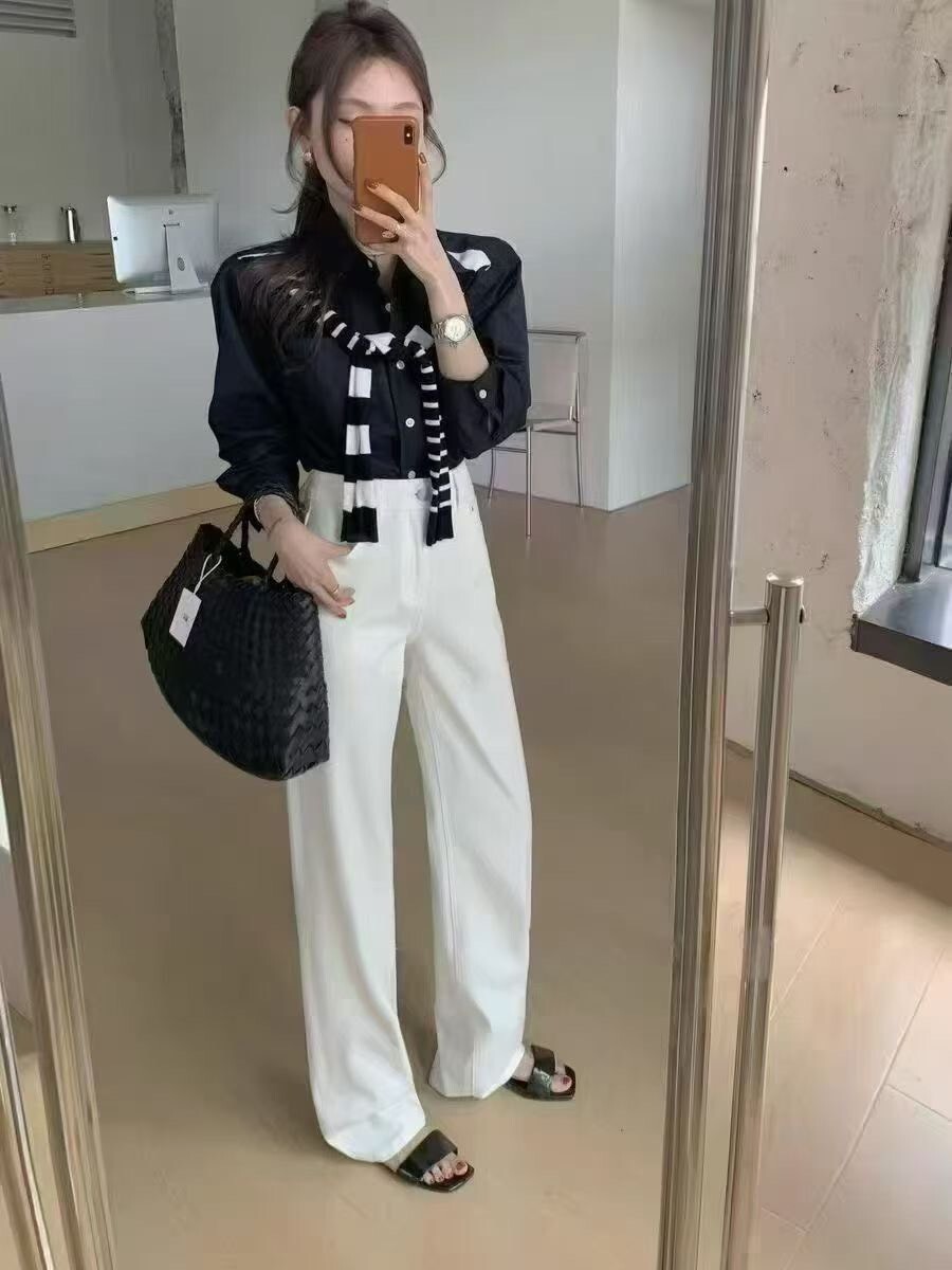 0159-彈力顯瘦腿直窄管牛仔褲