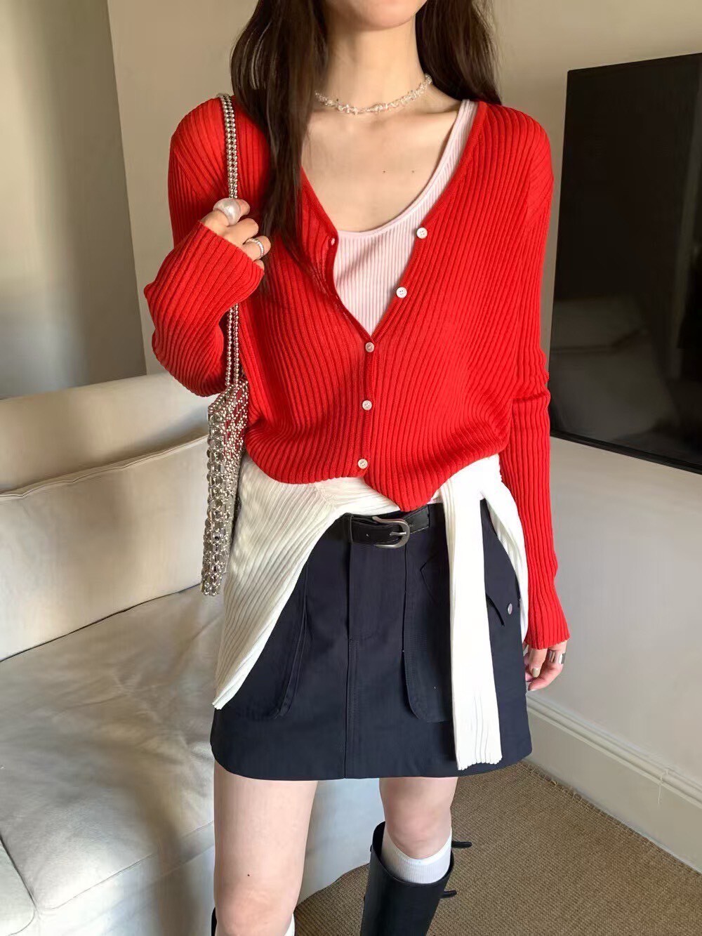 0152-開釦氣質防曬小衫