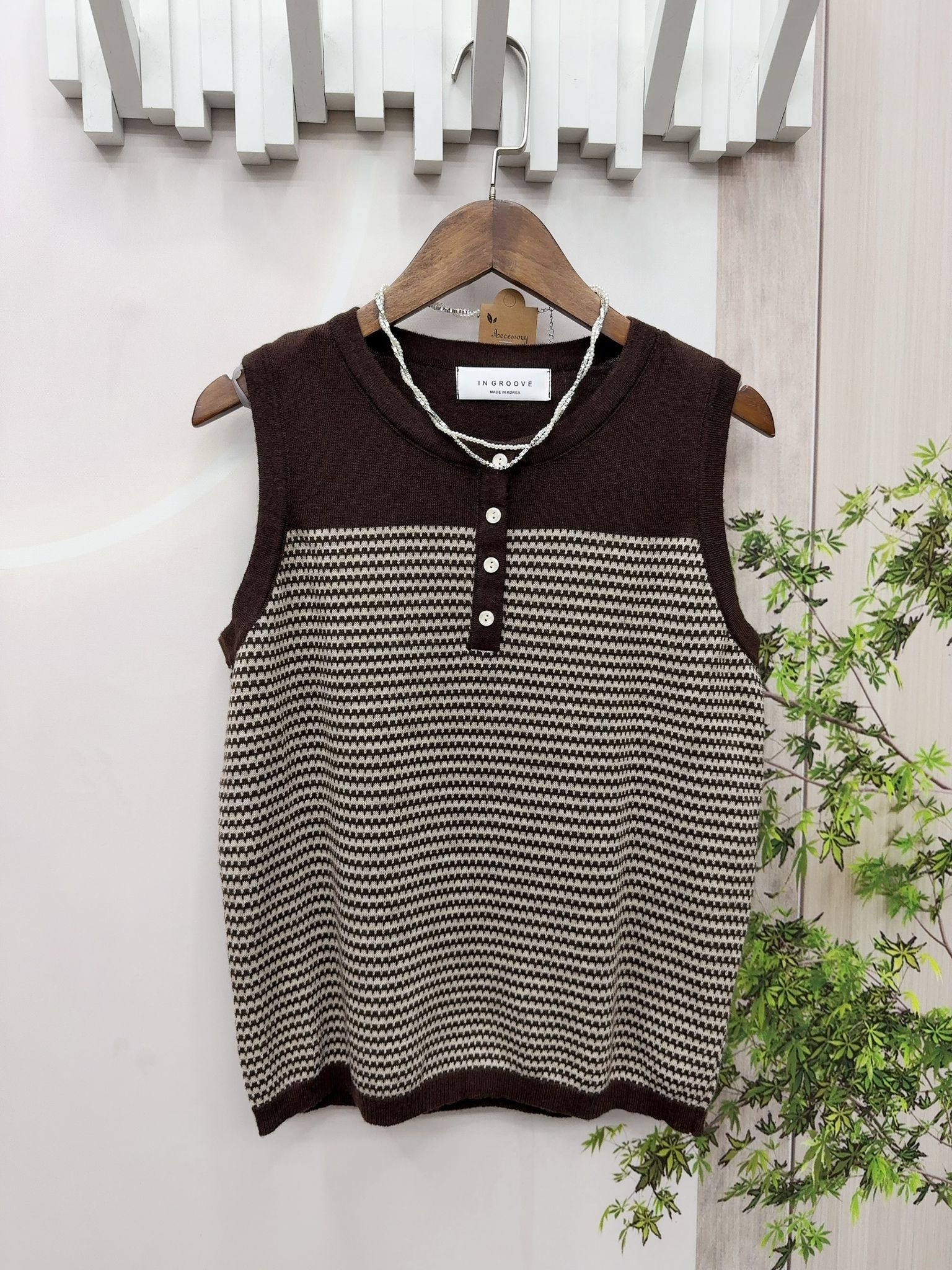 INGROOVE 薄針織打底or單著背心～150G