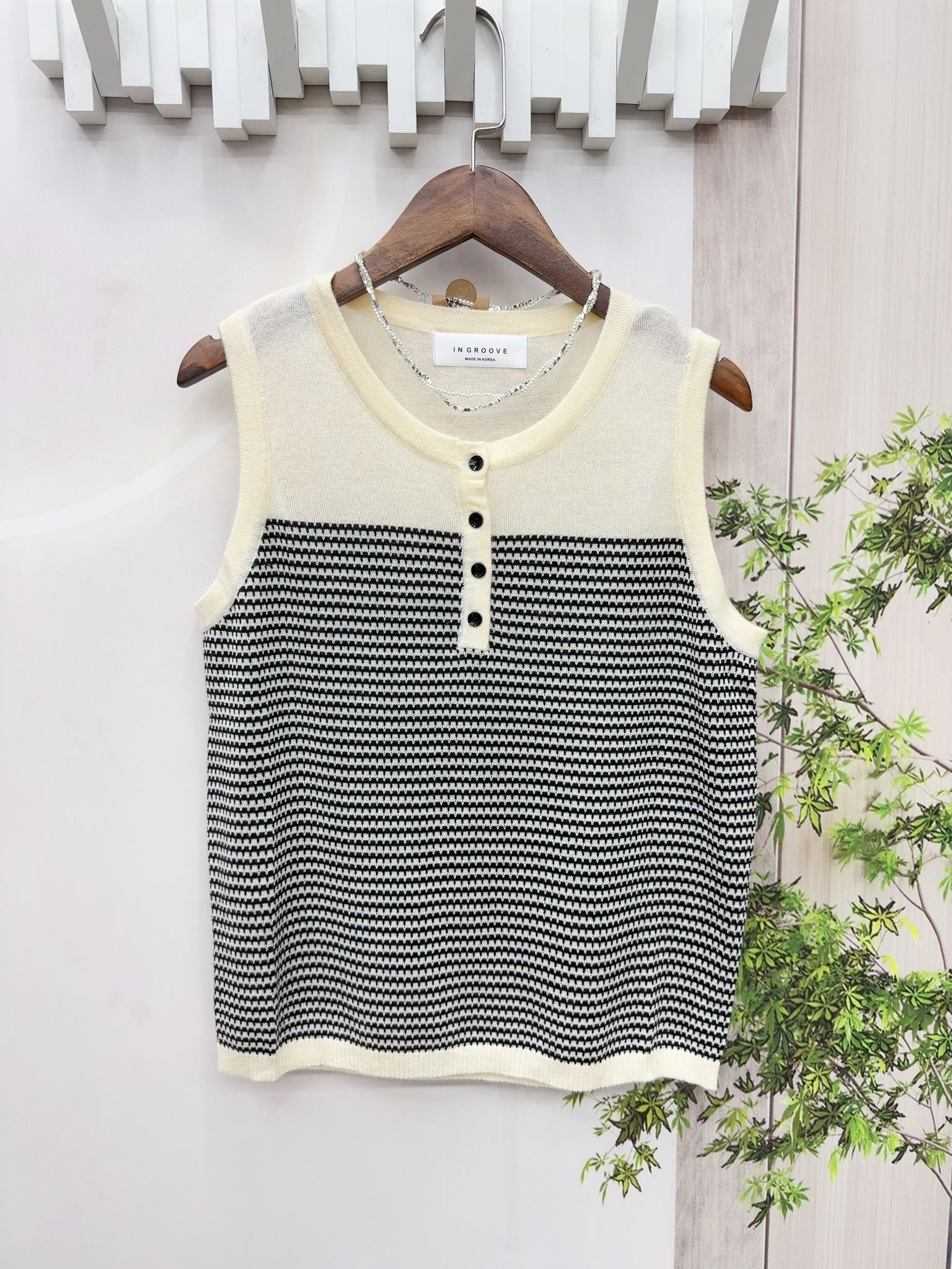 INGROOVE 薄針織打底or單著背心～150G