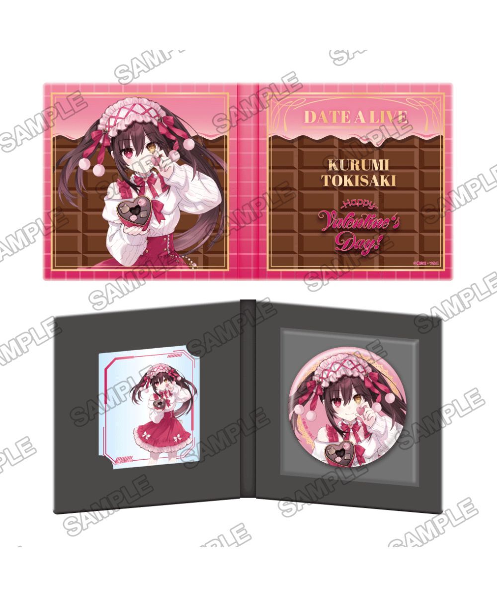 預購-『約會大作戰DATE A LIVE』狂三Valentine's Day2026 全新繪製徽章&壓克力小卡套組【日本進口精品】