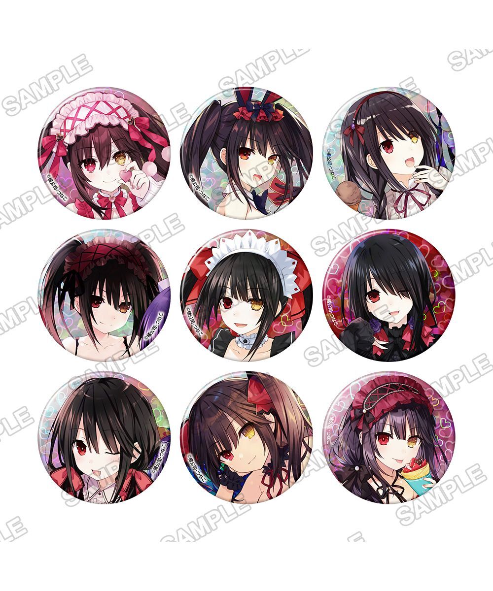 預購-『約會大作戰DATE A LIVE』集換式雷射徽章～滿滿狂三～PACK盲盒販售 隨機出貨【日本進口精品】