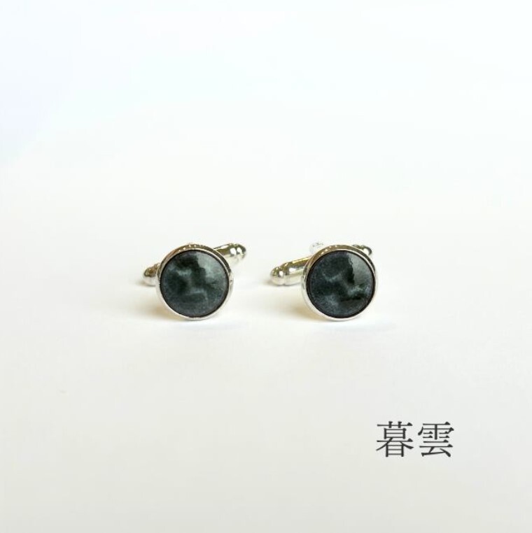 七窯社 - 結晶 陶飾袖扣