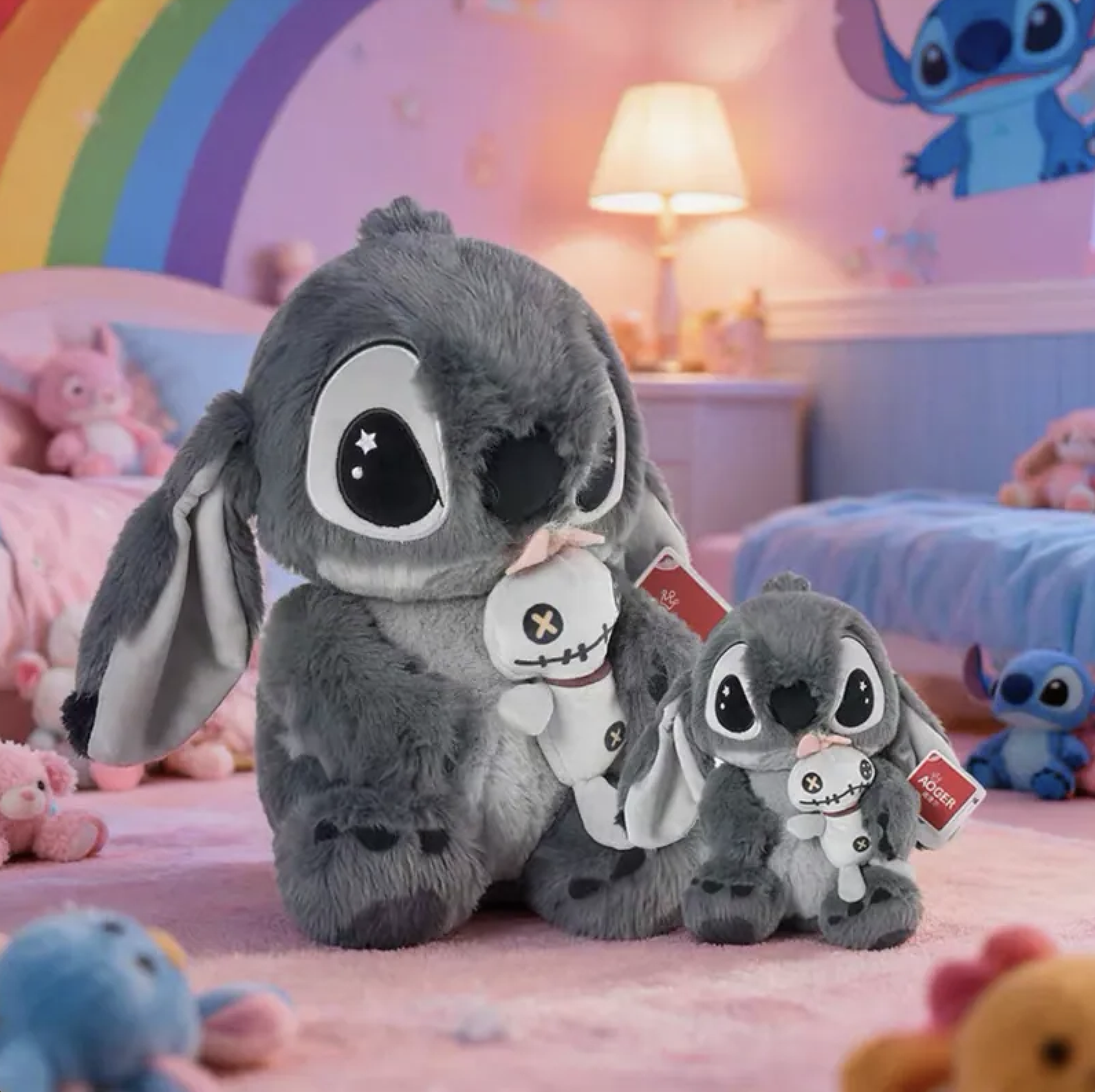 「現貨＋預購」史迪奇Stitch 地區限定 絨毛玩偶 黑灰史迪奇 30cm/12cm