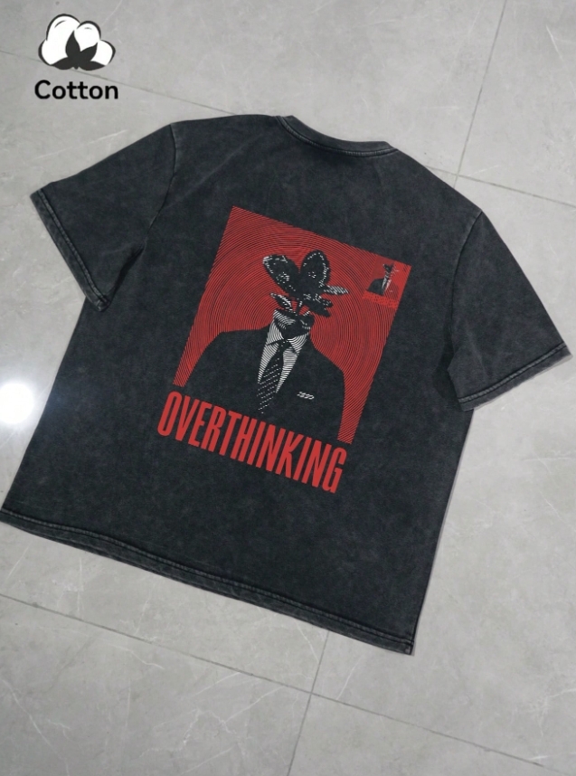 KADMAX大尺碼-大碼emo圖案樂隊短袖TEE〈KSMS2779〉