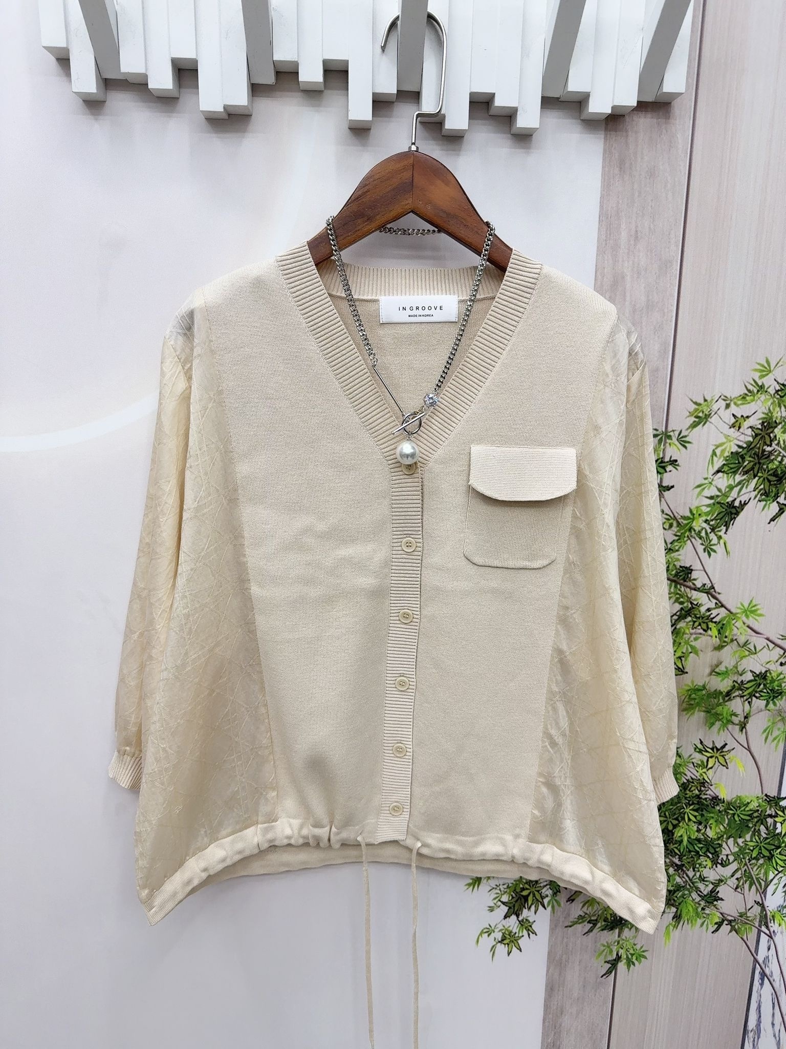 INGROOVE 薄料針織top ~150Y