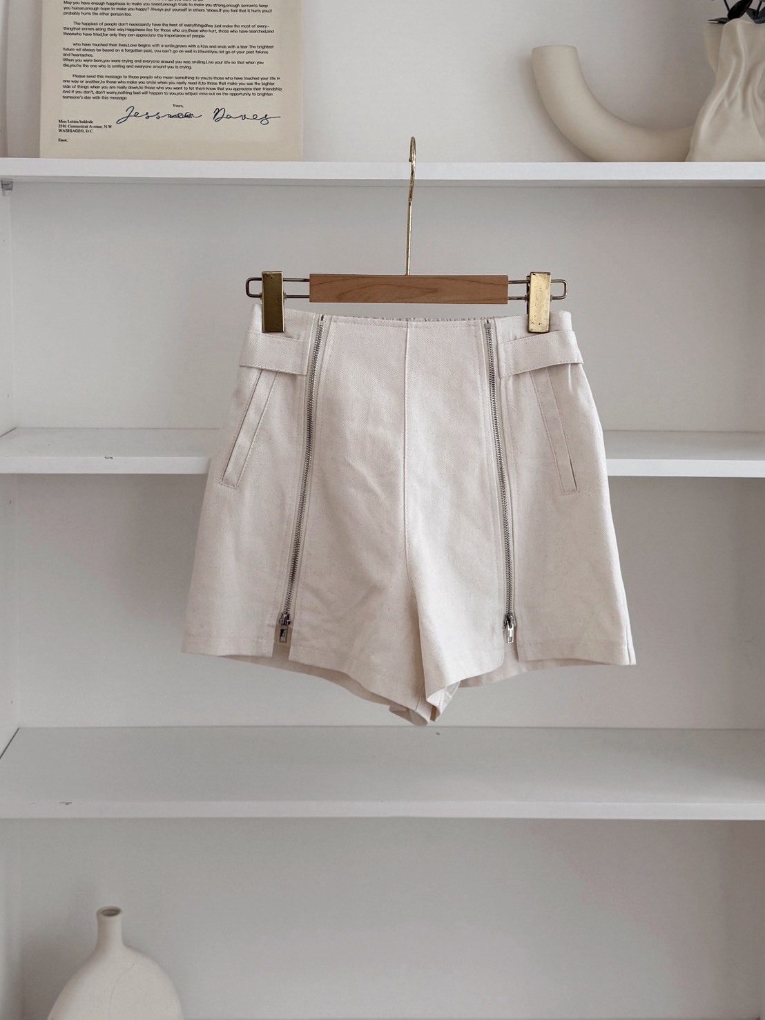 法朵Fado shop｜雙拉鍊造型短褲 2705001 四色