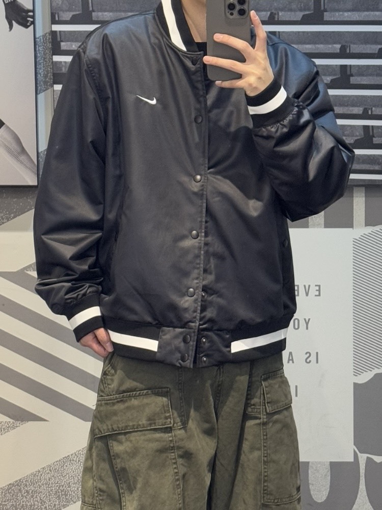 NIKE DNA THERMA-FIT 皮革 飛行 棒球外套