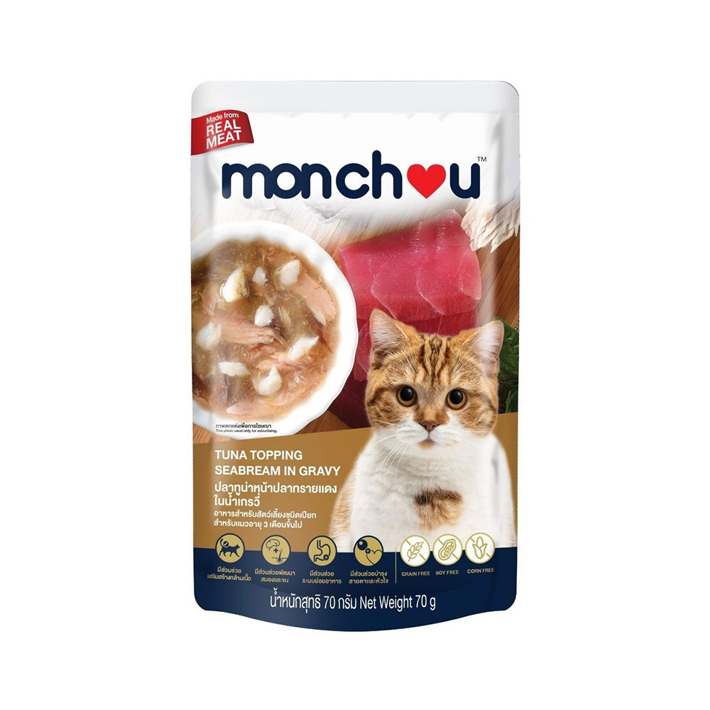 萌啾 真肉煲 白身鮪魚+頂級鯛魚 3號 補水湯包