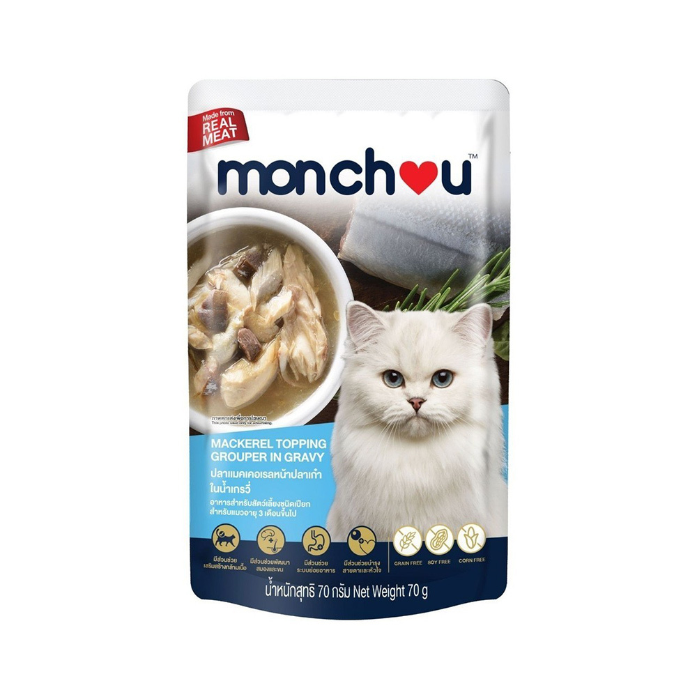 萌啾 真肉煲 花腹鯖魚+生猛石斑 4號 補水湯包