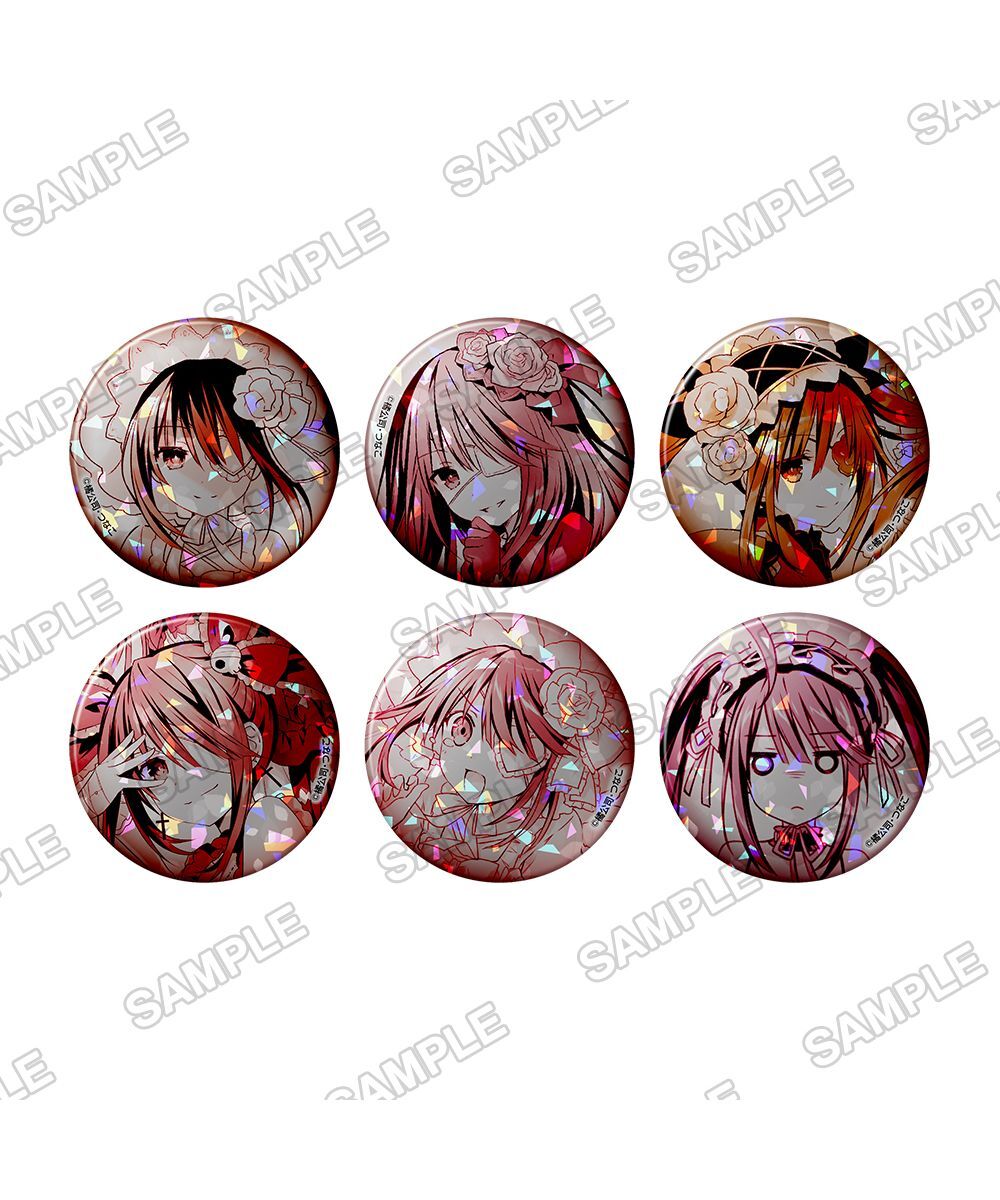 預購-『約會大作戰DATE A LIVE』集換式雷射徽章～狂三Valentine's Day～PACK盲盒販售 隨機出貨【日本進口精品】