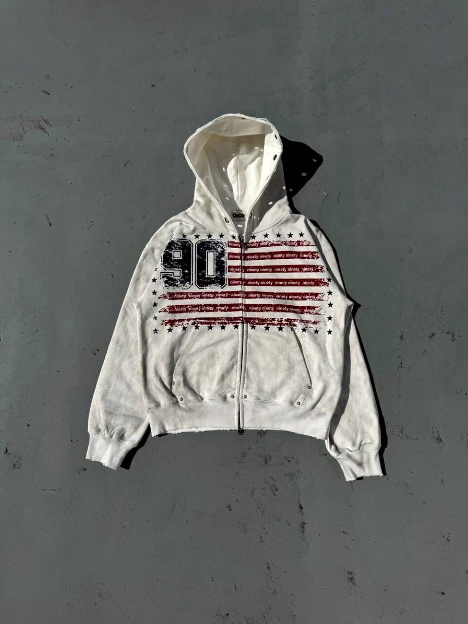 【9090】0207 發售 美國國旗拉鍊連帽衫