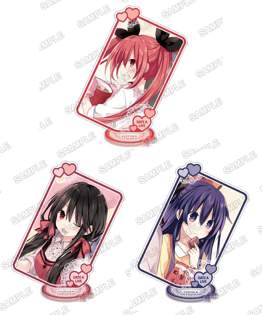 預購-『約會大作戰DATE A LIVE』方形壓克力立牌Valentine's Day Ver. 系列【日本進口精品】