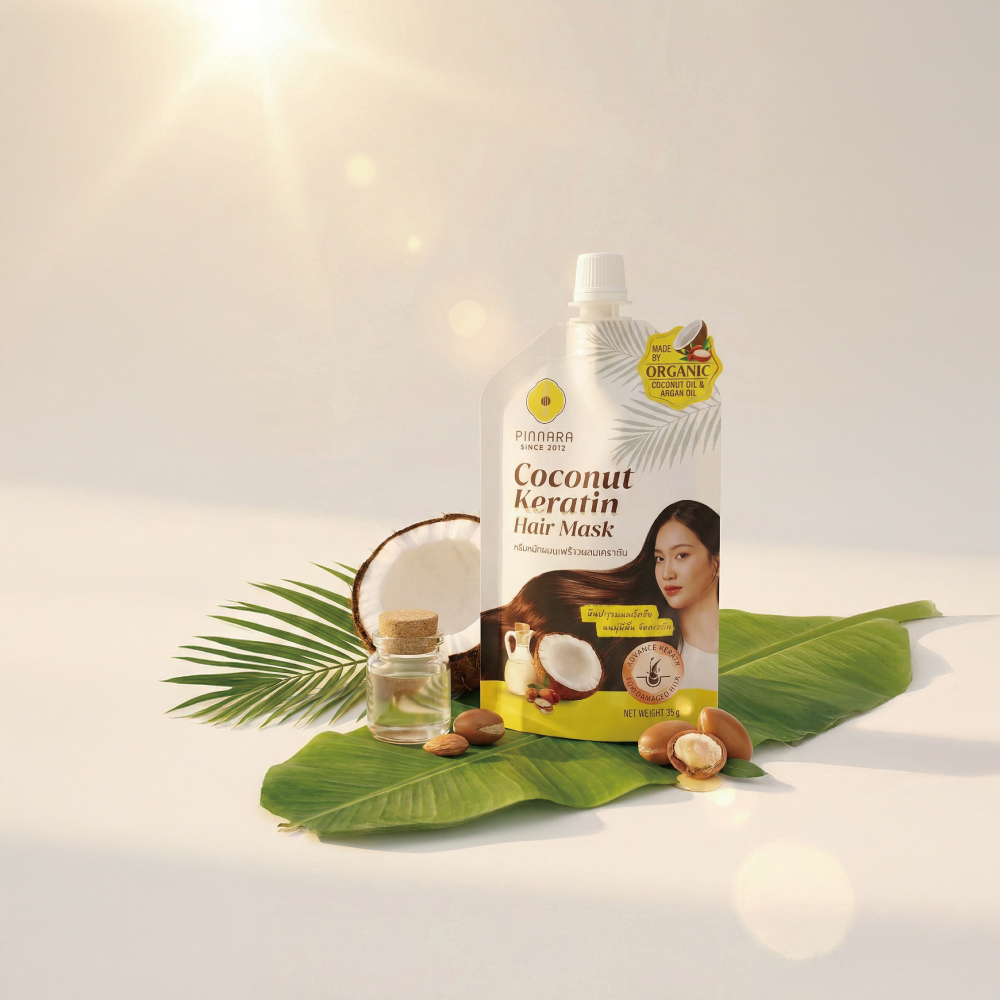 Pinnara 椰油精華強效深層護髮膜 35g