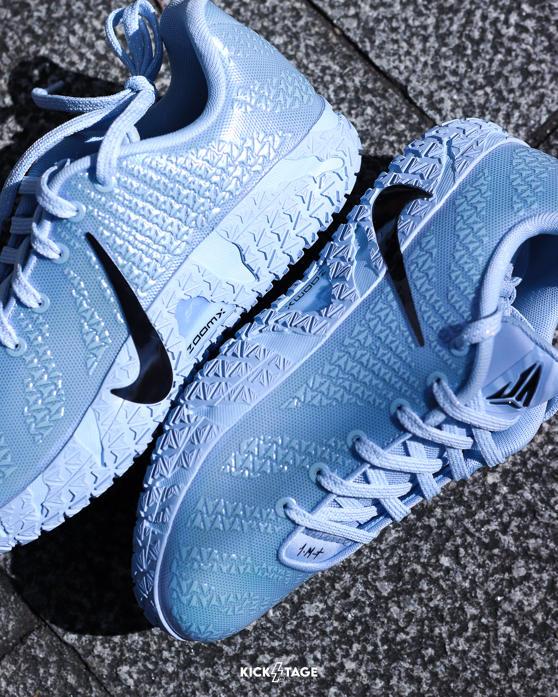 [門市少量現貨+海外連線代購] 大童鞋 女鞋 NIKE JA 3 GS 'Warning Label' All-Star 冰川藍 明星賽 莫蘭特 回彈 實戰 緩震 籃球鞋【IB4774-400】