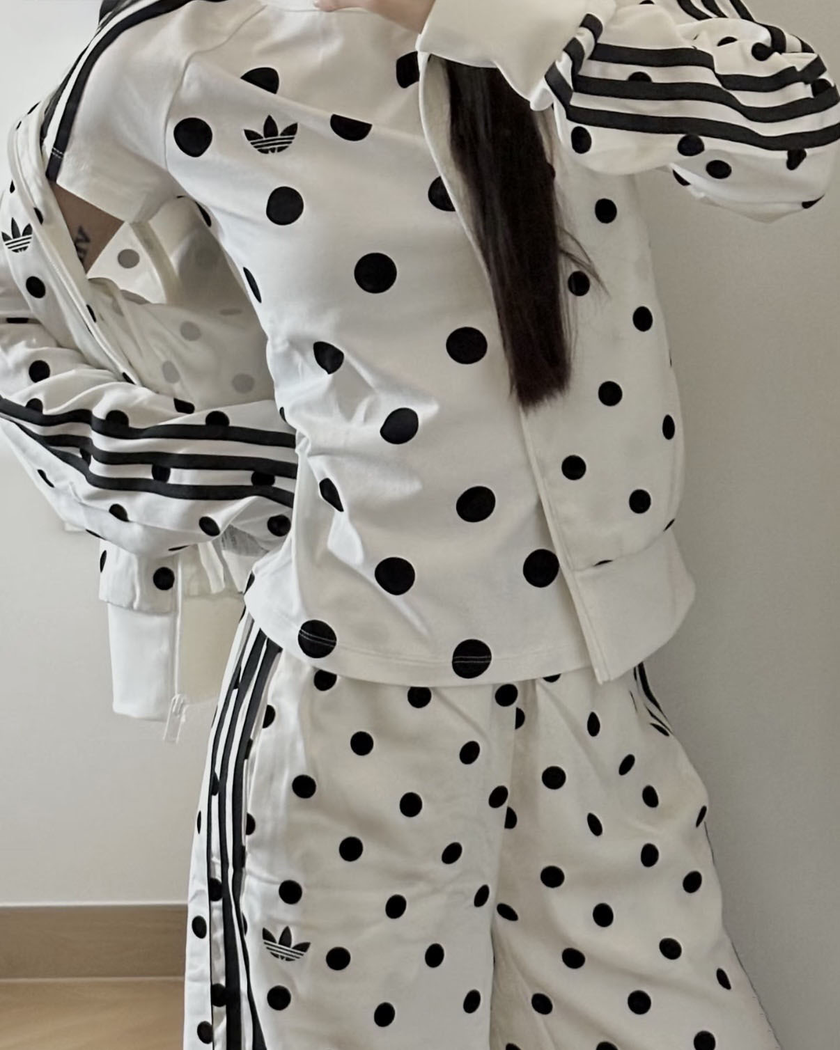 ADIDAS ORIGINALS SLIM FIT CALI TEE 波點 短版上衣 短袖 修身 女款 KV1192 KV1193 / 預購