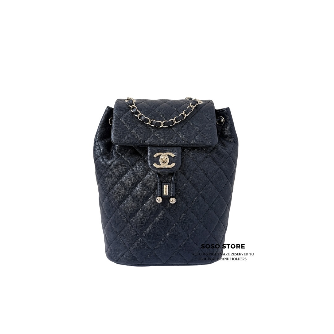 Chanel Backpack - Black / GHW