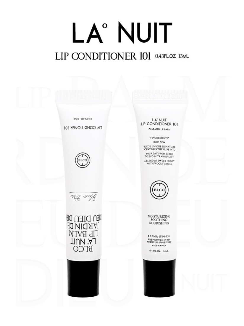 【 限量現貨 】BLCO 高保濕護唇膏白色101 (軟管) 13ml