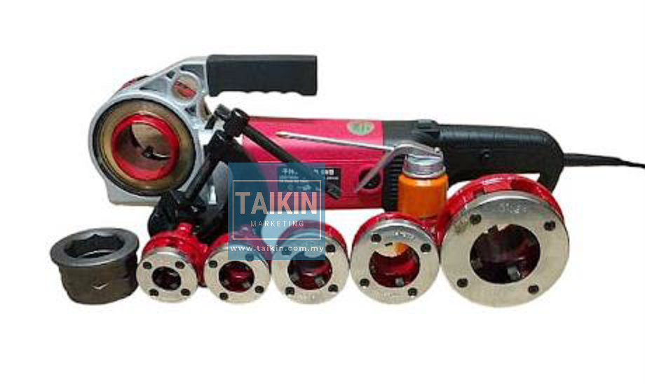 Thread Maker Machine Portable PORTABLE ELECTRIC PIPE THREADER THREADING MACHINER 1/2'