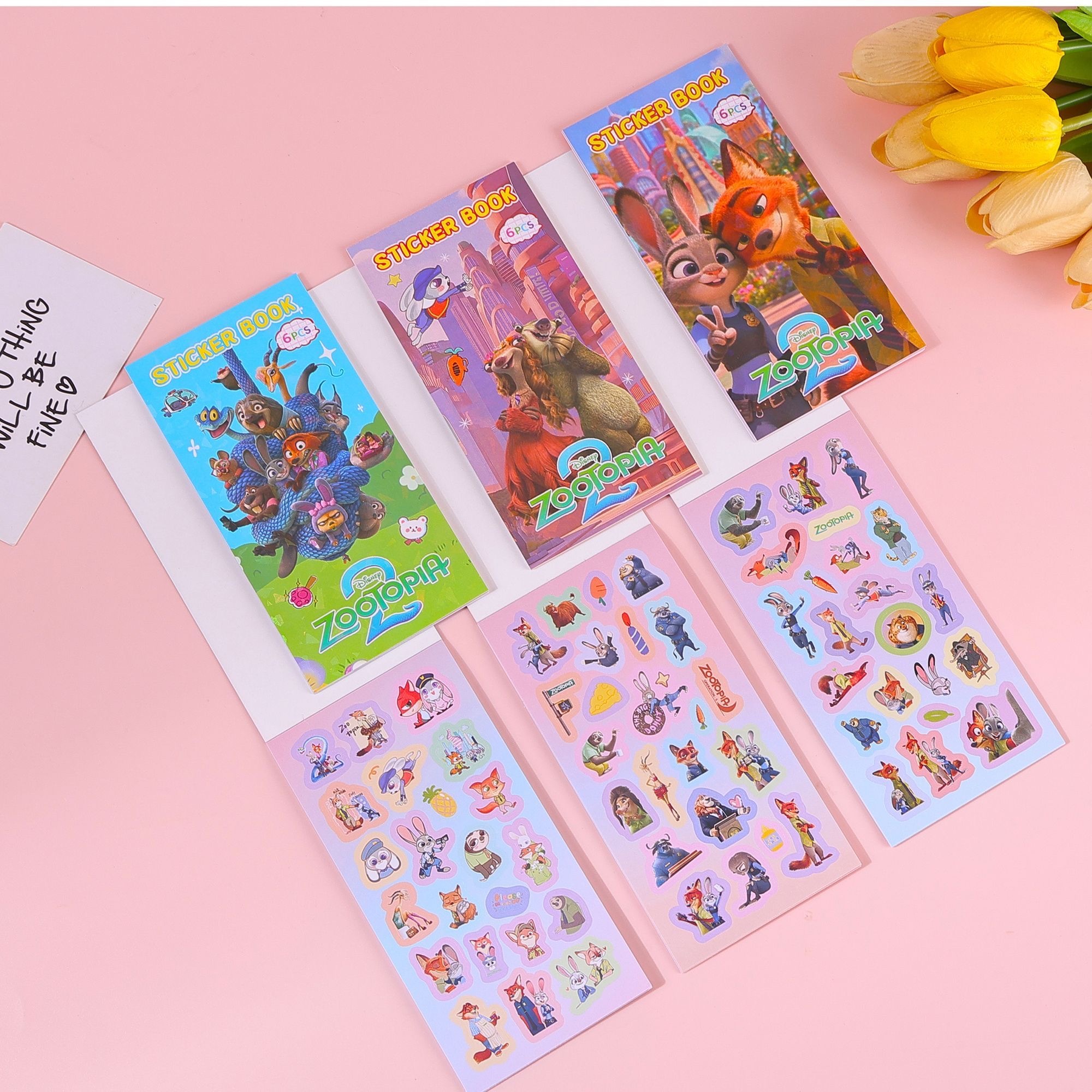 ZOOTOPIA 卡通疯狂动物城  贴纸本
