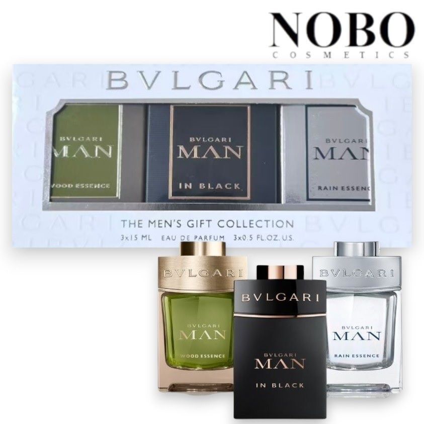寶格麗 - Bv經典男士香水禮盒Edp [15ml x 3支] (平行進口)