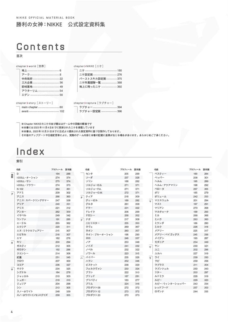 預購-【限量販售】勝利女神：妮姬 公式資料設定集【日文書】