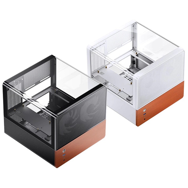 JONSBO 喬思伯 V12 M-ATX 平躺海景機殼 黑色/白色