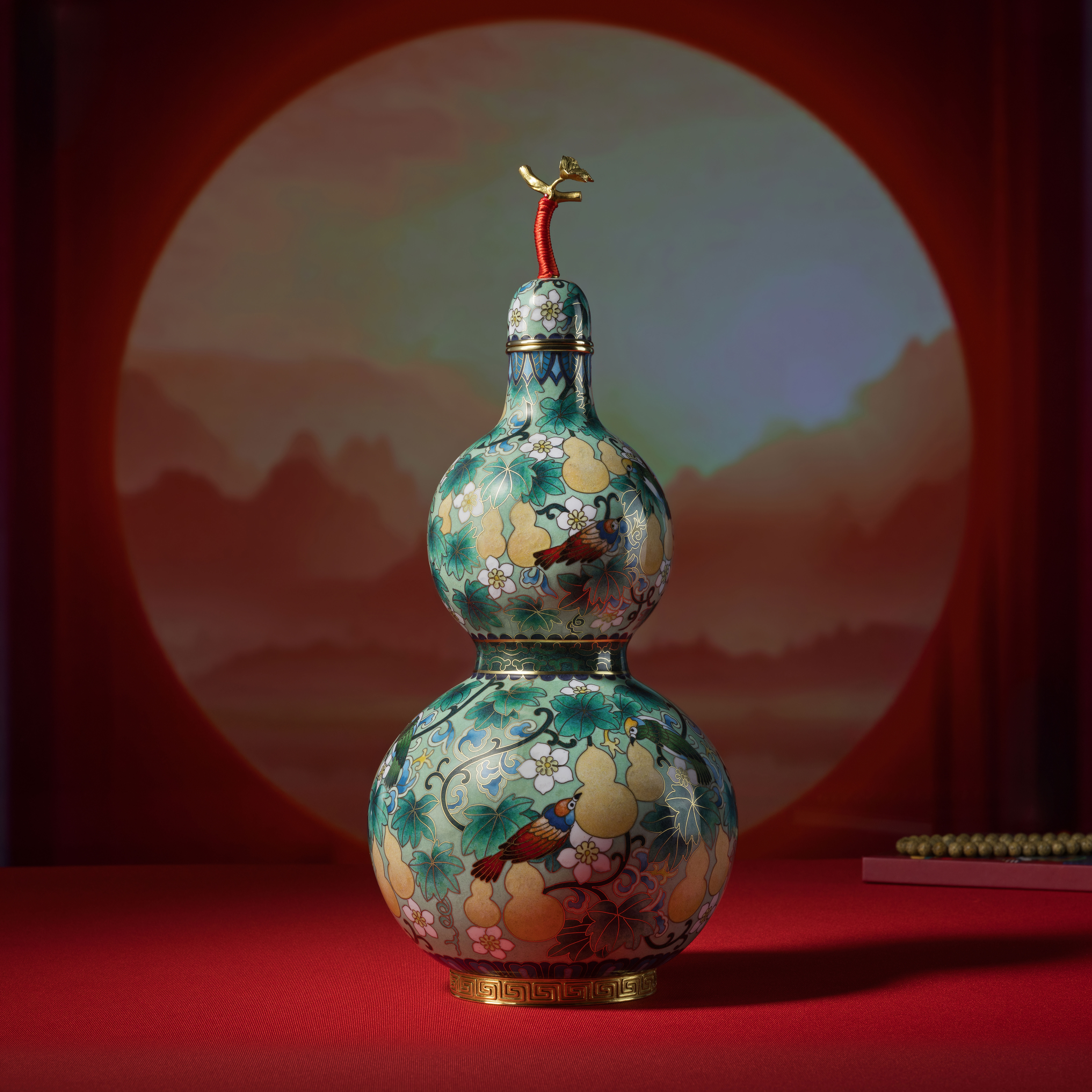 景泰藍福祿雙全