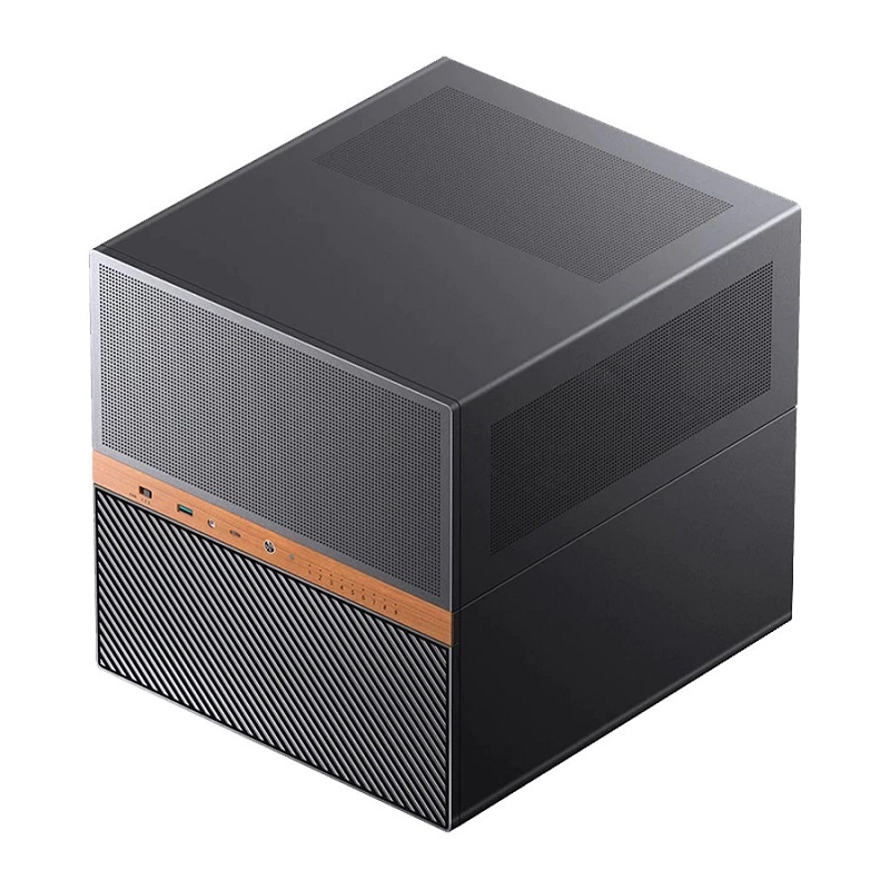 JONSBO 喬思伯 N6 黑色 卡長32/U高16/自組NAS推薦/上下分艙 M-ATX機殼